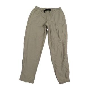 VTG Eastern Mountain Sports EMS Mens Pants Beige‎ Size 38 Nylon Belted Ankle Zip